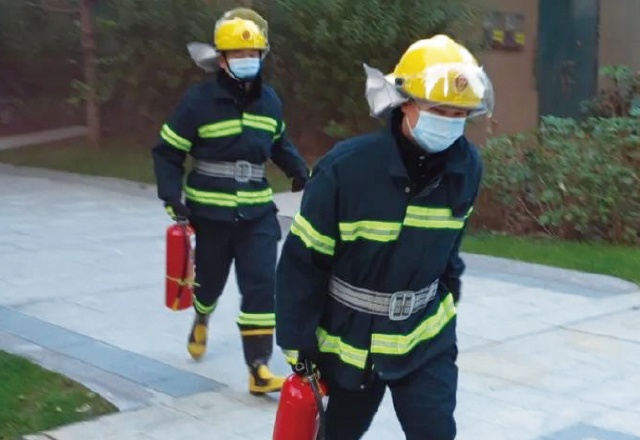 泛海物业全国各地项目组织消防疏散演练